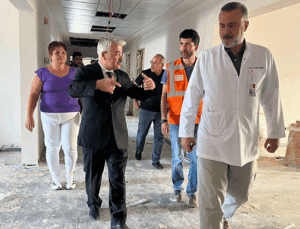 Akşehir Devlet Hastanesi ek binasında sona doğru