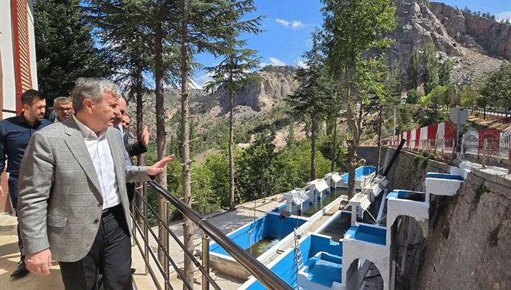 Akyürek’ten turizm potansiyeli yüksek tesise ziyaret