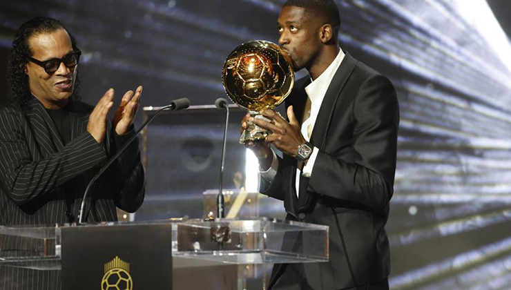 Altın top ödülünü Dembele kazandı