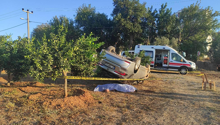 Antalya’da otomobil şarampole devrildi: 1 ölü
