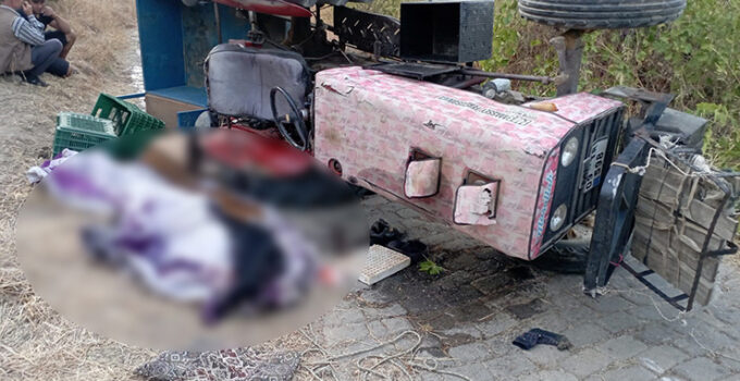 Aydın’da traktör devrildi: 1 ölü