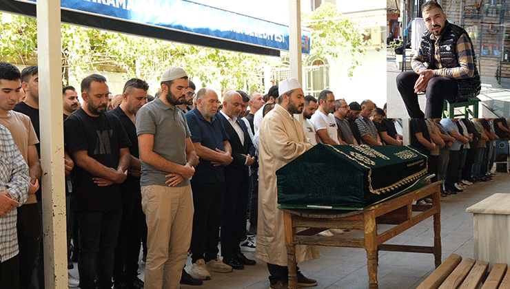 Bıçaklı saldırıda hayatını kaybeden genç adam son yolculuğuna uğurlandı