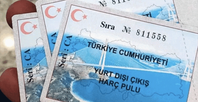 Yurt dışına çıkış harcı bin TL oldu