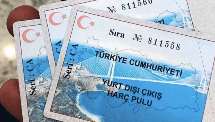 Yurt dışına çıkış harcı bin TL oldu