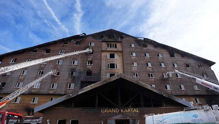 Bolu Kartalkaya’daki Grand Kartal Otel yangını davasının 2. duruşması başladı