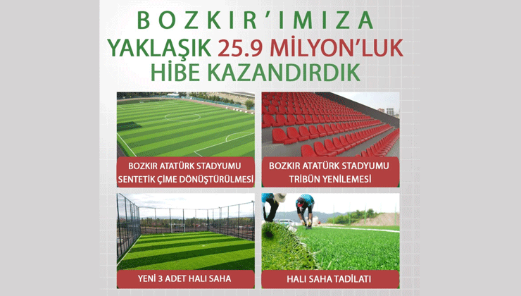 Bozkır’a 25,9 milyon TL’lik dev yatırım