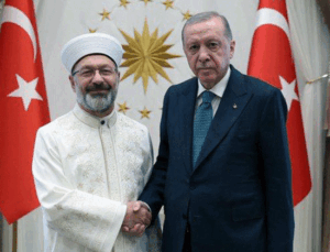 Cumhurbaşkanı Erdoğan, Ali Erbaş’ı kabul etti