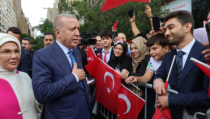 Cumhurbaşkanı Erdoğan’a, Amerika’da sevgi seli