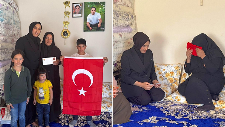 Cumhurbaşkanı Erdoğan’ın “Terörsüz Türkiye” mektubu Van’daki şehit ailesine ulaştı