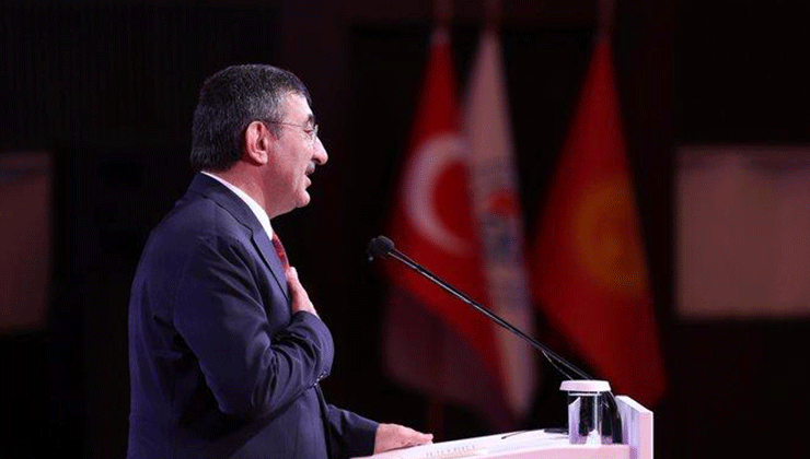Cumhurbaşkanı Yardımcısı Yılmaz’dan Türk Kırgız dostluğumun simgesine övgü