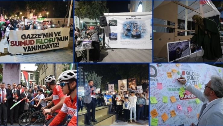Filistin’e destek için farklı şehirlerde etkinlikler düzenlendi