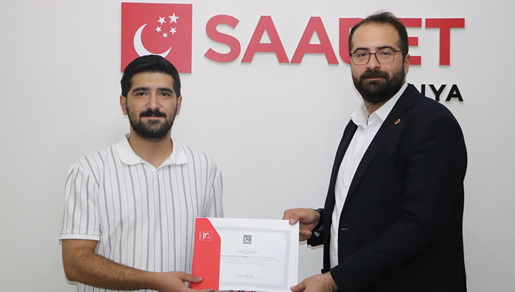 Genç Saadet Selçuklu’da bayrak değişimi