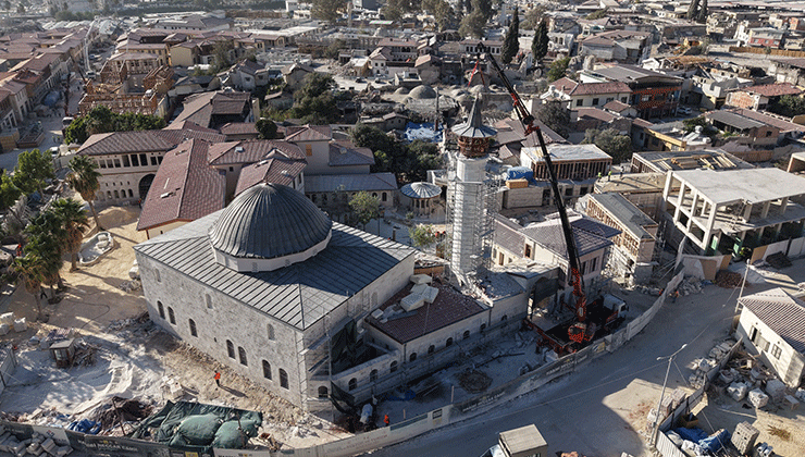 Hatay-Konya kardeşliğinin nişanesi olacak camii de son adım