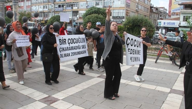 Kadınlardan çocuk şiddeti ve istismara karşı eylem