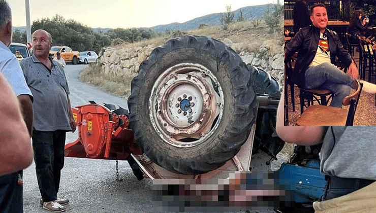 Karaburun’da traktör kazası: 1 ölü
