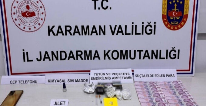 Karaman’da jandarmanın yakaladığı 2 kişi tutuklandı