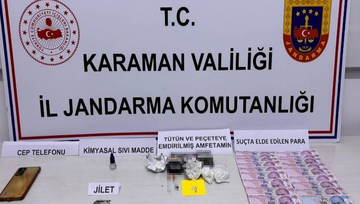 Karaman’da jandarmanın yakaladığı 2 kişi tutuklandı