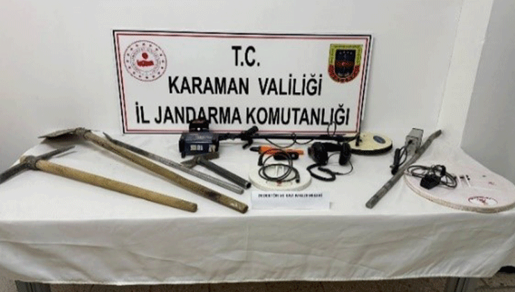 Karaman’da uyuşturucu ve ruhsatsız silahlar geçirildi: 1 kişi tutuklandı