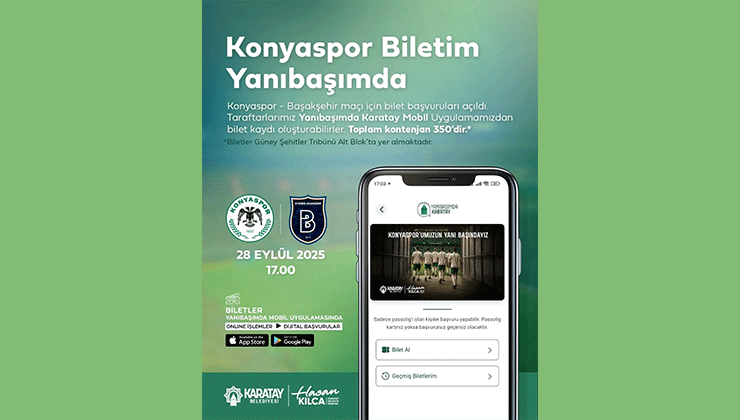 Karatay Belediyesi’nin ücretsiz bilet uygulaması sürüyor