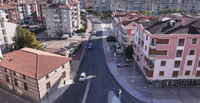 Karatay’ın o caddesi modern bir görünüme kavuştu