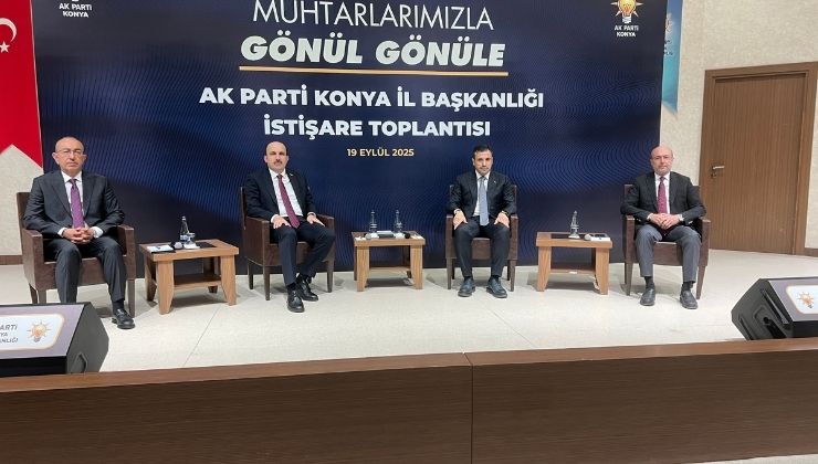 Konya AK Parti muhtarlarla bir araya geldi