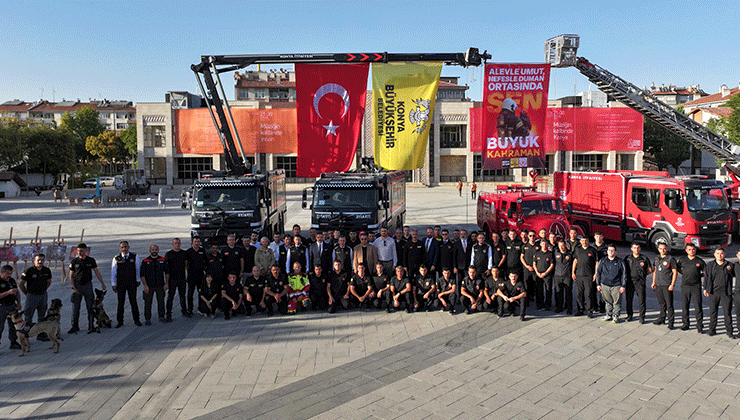 Konya Büyükşehir’den İtfaiye Haftası’nda “Farkındalık” etkinliği