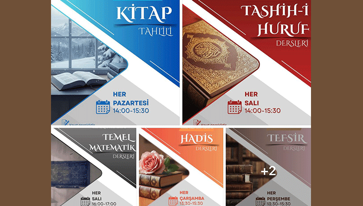 Konya İl Müftülüğünden gençlere özel etkinlikler