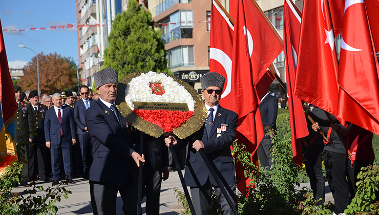 Konya ve çevre illerde 19 Eylül Gaziler Günü törenle kutlandı