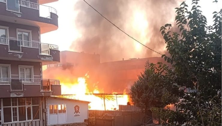 Konya’da silah fabrikasında yangın!