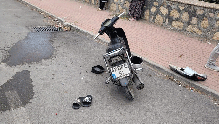 Konya’da motosiklet kazası: 1 ağır yaralı