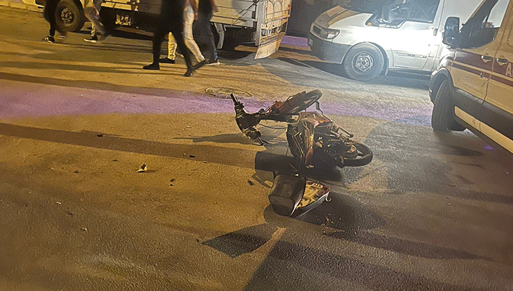 Konya’da motosiklet otomobille çarpıştı: 1 yaralı