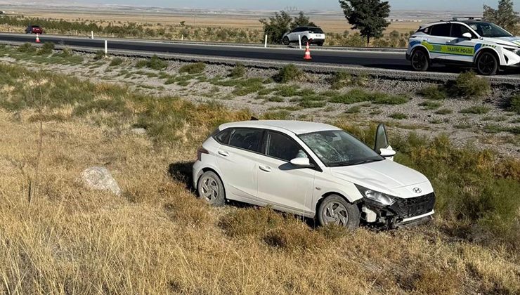 Konyar’da trafik kazası: 1 yaralı