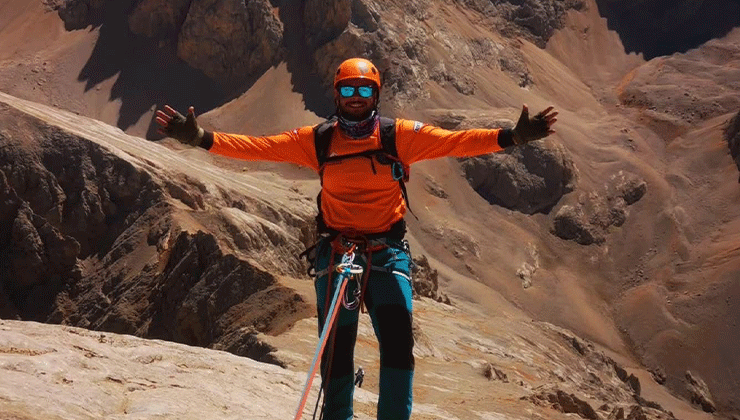 Konyalı sporcular 3500 metre yükseklikteki o dağa tırmandı