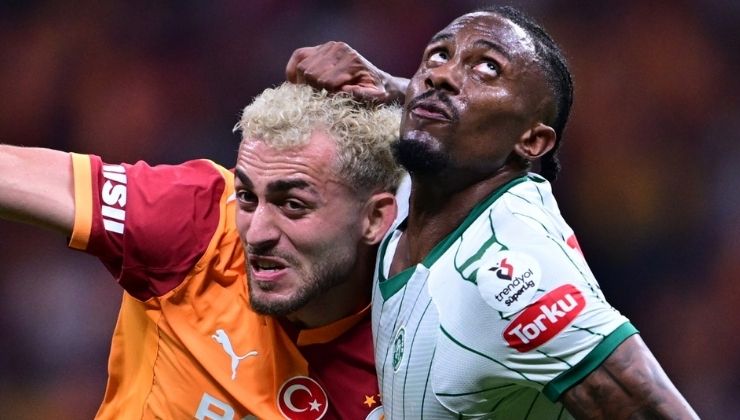Konyaspor, Galatasaray’a direnemedi! Oyun iyi, skor kötü