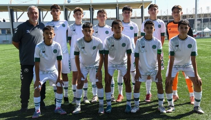 Konyaspor U14 ilk kez kaybetti