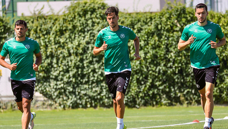 Konyaspor’da çift antrenman