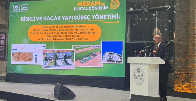Meram Belediyesi’nden Dijital Dönüşüm atağı
