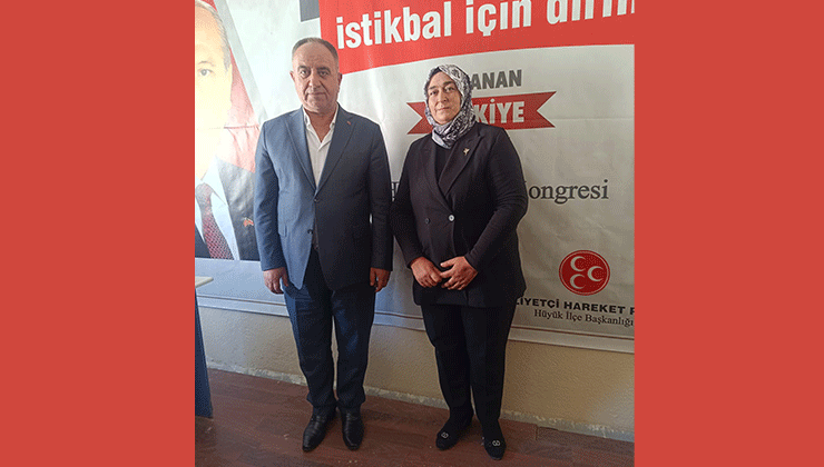 MHP’de o ilçeye kadın başkan atandı