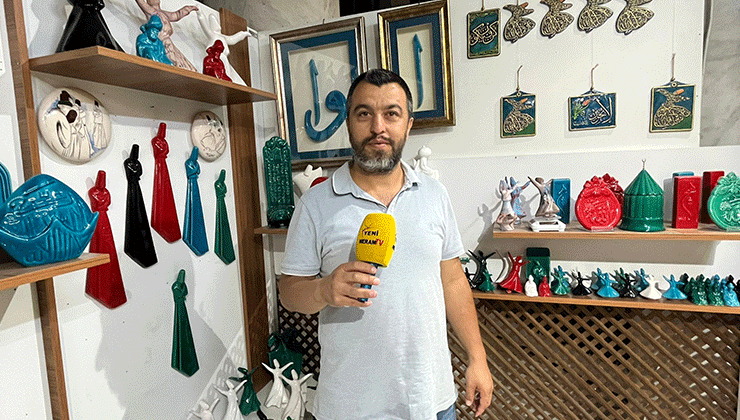 Mistik müziğin ruhunu seramiğe yansıtıyor