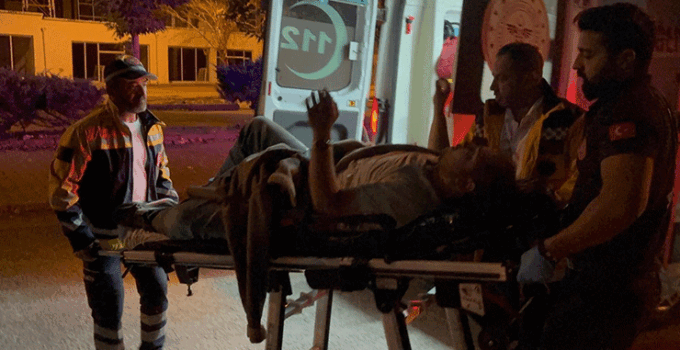 Polisten kaçan motosikletli kaza yapmış halde bulundu