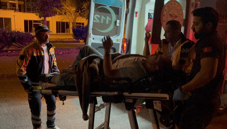 Polisten kaçan motosikletli kaza yapmış halde bulundu