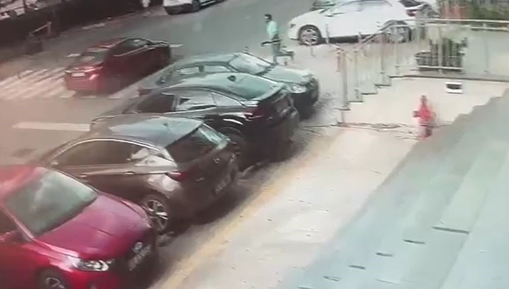 Pompalı tüfekle eşini vuran şahıs kamerada