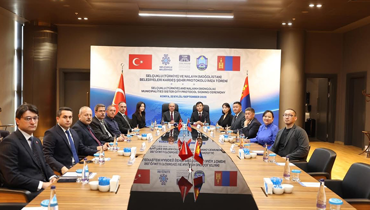 Selçuklu Belediyesi ile Moğolistan Nalaikh Belediyesi Arasında “Kardeş Belediye” Protokolü İmzalandı
