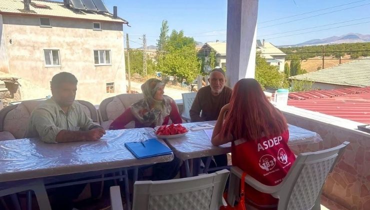 Seydişehir’de yaşlılık saha araştırması gerçekleştirildi
