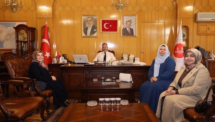 TDV Selçuklu Kız Yurdu’ndan İl Müftüsü Ali Öge’ye ziyaret