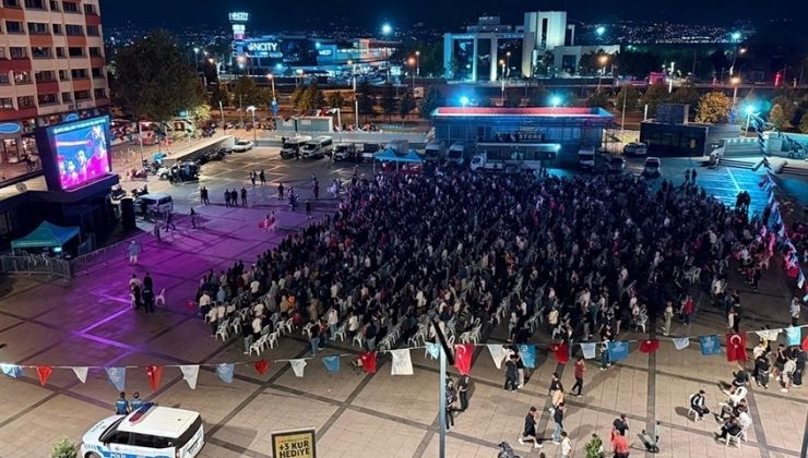 Türkiye-Almanya EuroBasket 2025 final maçı dev ekranlardan izlendi