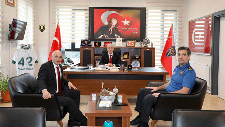 Vali Akın’dan Selçuklu İlçe Emniyet Müdürlüğü’ne ziyaret