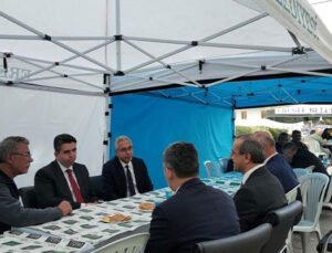 Acılı Akşit ailesine taziye ziyareti