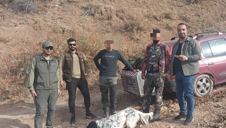 Ağrı’da yasaklı bölgede avlanan şahsa idari ceza