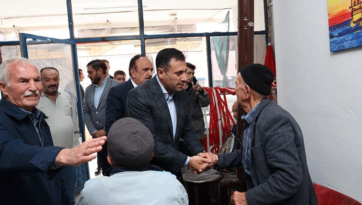 AK Parti Konya İl Başkanı Fatih Özgökçen Taşkent’te esnaf ziyaretinde bulundu